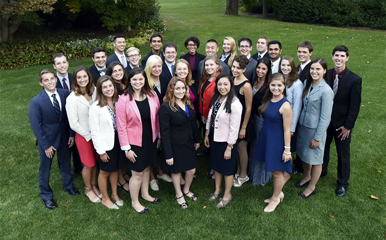 Senior class group photo