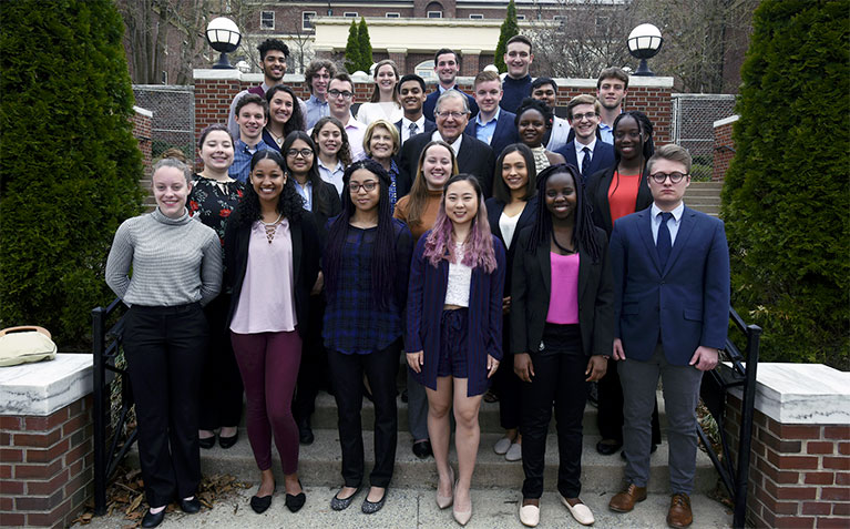 Sophomore class group photo